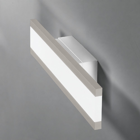 Applique led 34w cct 3000k 4000k moderna da parete per ufficio tortora 63cm