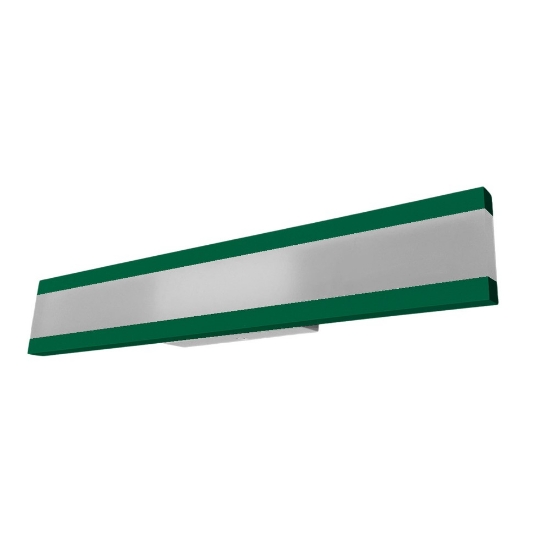 Applique da parete moderna per soggiorno verde bosco led 34w cct 3000k 4000k