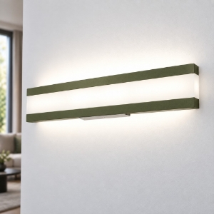 Applique led 34w cct 3000k 4000k da parete verde oliva per ingresso