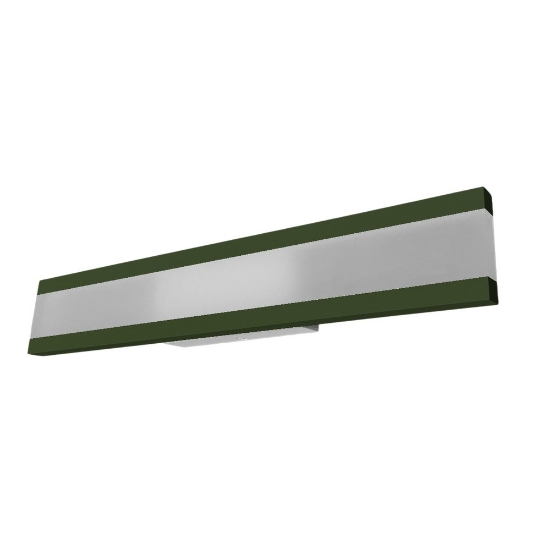 Applique led 34w cct 3000k 4000k da parete verde oliva per ingresso