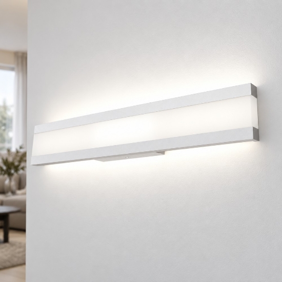 Applique da parete led 34w cct 3000k 4000k moderna bianca per ufficio