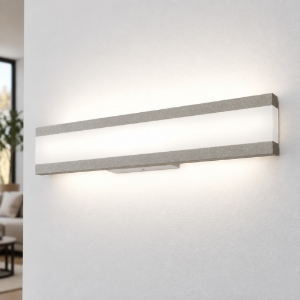 Applique da parete moderna per ufficio led 34w cct 3000k 4000k 63cm effetto muro