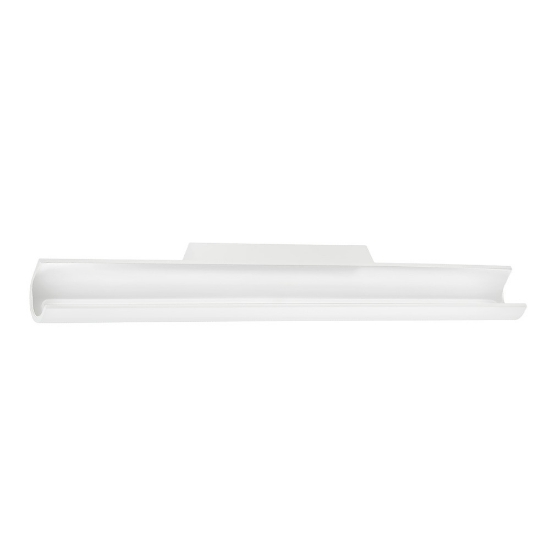 Applique da parete led 28w cct 3000k 4000k moderna bianca