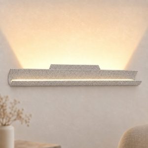 Applique moderna effetto muro led 28w cct 3000k 4000k