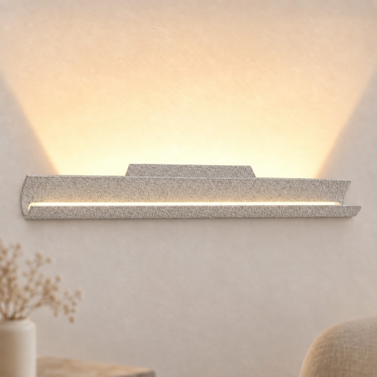 Applique moderna effetto muro led 28w cct 3000k 4000k