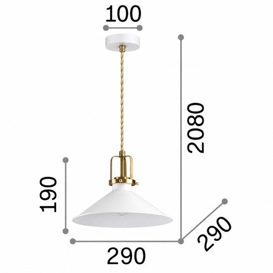 Ideal lux eris-3 sp1 lampadario da cucina bianco