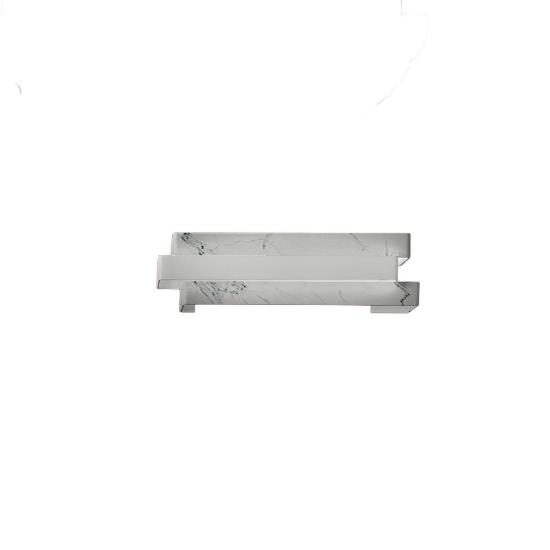Applique da parete led 12w cct 3000k 4000k 27cm moderna per ingresso marmo bianco