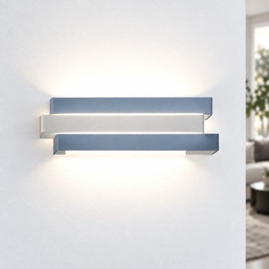 Applique led 12w cct 3000k 4000k carta da zucchero per ufficio