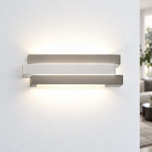 Applique led 12w cct 3000k 4000k moderna per ufficio tortora