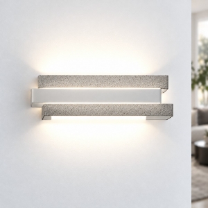 Applique da parete per ufficio effetto muro led 12w cct 3000k 4000k