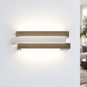 Applique moderna da parete per ingresso sabbia bagnata led 12w cct 3000k 4000k