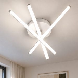 Plafoniera led 30w 3000k gea luce tullia bianca moderna
