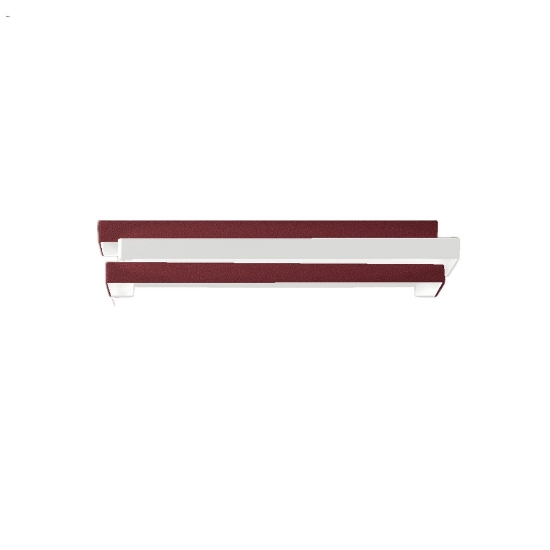 Applique led 18w cct 3000k 4000k da parete moderna bordeaux