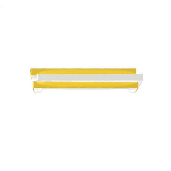 Applique led 18w cct 3000k 4000k moderna da parete giallo girasole