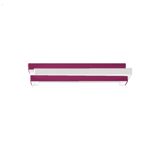 Applique led 18w cct 3000k 4000k moderna da parete magenta