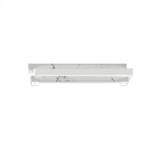 Applique da parete led 18w cct 3000k 4000k moderna per ingresso marmo bianco