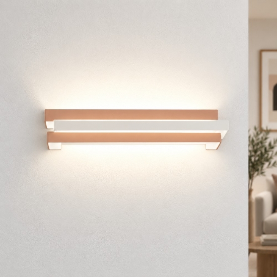 Applique da parete moderna pesca per ingresso led 18w cct 3000k 4000k