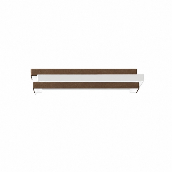 Applique led 18w cct 3000k 4000k moderna da parete per corridoio ruggine