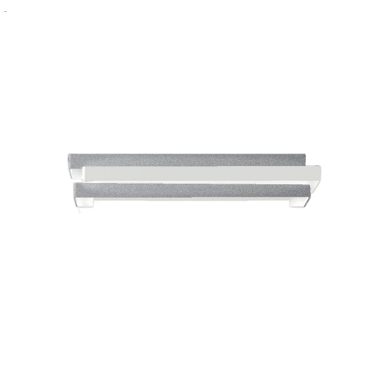Applique da parete led 18w cct 3000k 4000k moderna grigio perla per ingresso