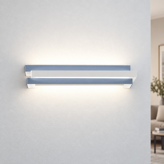 Applique da parete moderna carta da zucchero per soggiorno led 18w cct 3000k 4000k