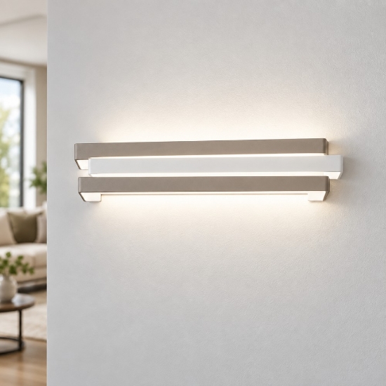 Applique led 18w cct 3000k 4000k moderna da parete per ingresso tortora