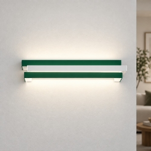 Applique da parete moderna per corridoio verde bosco led 18w cct 3000k 4000k