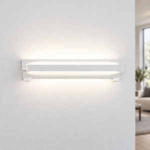 Applique da parete led 18w cct 3000k 4000k moderna bianca per corridoio