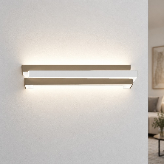 Applique moderna per soggiorno sabbia bagnata led 18w cct 3000k 4000k