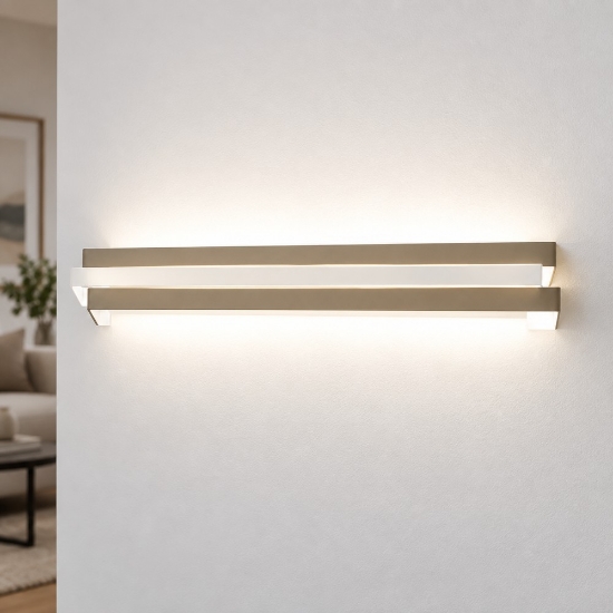 Applique moderna sabbia bagnata led 24w cct 3000k 4000k 60cm