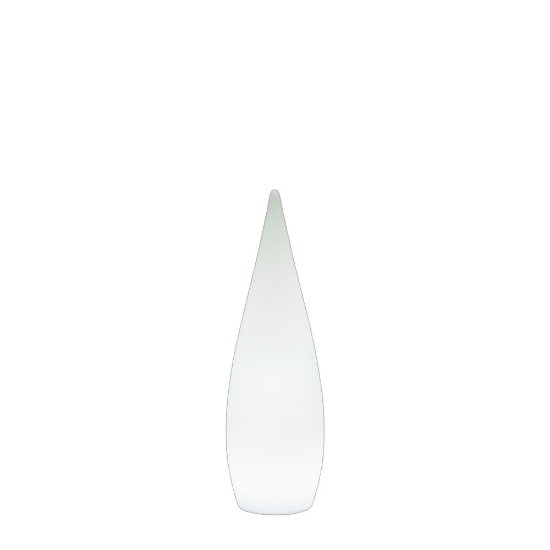 Lampada da terra da esterno led 3000k ip44 bianca ricaricabile con telecomando
