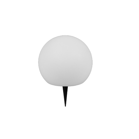 Lampada da terra per giardino led 3000k ip67 con telecomando bianca