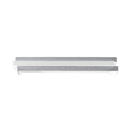 Applique da parete led 24w cct 3000k 4000k moderna grigio perla