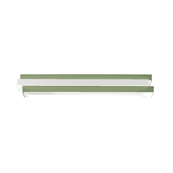 Applique led 24w cct 3000k 4000k moderna verde salvia