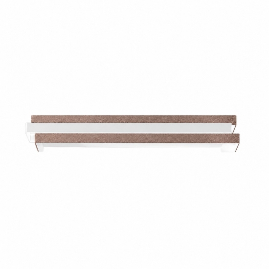 Applique led 24w cct 3000k 4000k moderno da parete oro rosato 60cm