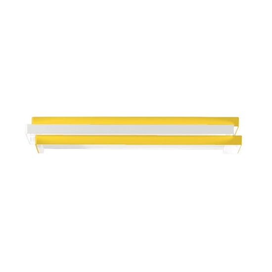 Applique led 24w cct 3000k 4000k moderna da parete giallo girasole
