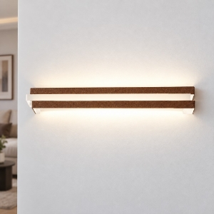 Applique led 24w cct 3000k 4000k 60cm moderna rame opaco
