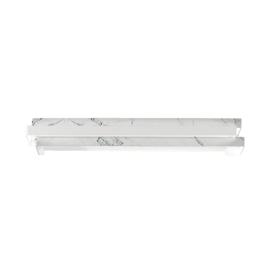 Applique moderna marmo bianco led 24w cct 3000k 4000k