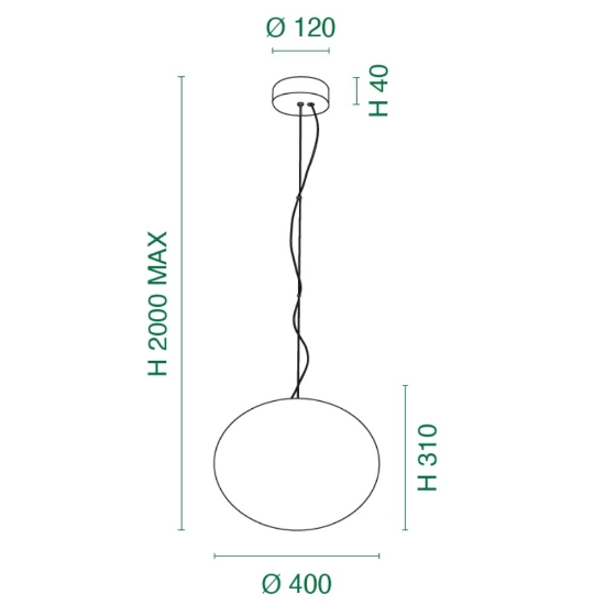Fabas ovalia lampadario per cucina vetro cognac led 14w cct 2700k 3000k 4000k dimmerabile