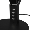 Lampada da scrivania led 5w cct 3000k 6300k nera opaca dimmerabile