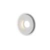 Plafoniera moderna tondo cromo led 28w 3000k dimmerabile