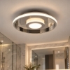 Plafoniera per bagno cromo led 35w 3000k dimmerabile ip44
