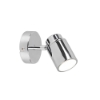 Faretto da soffitto per bagno cromo ip44 orientabile