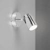 Faretto da soffitto per bagno cromo ip44 orientabile