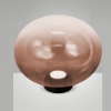 Fabas ovalia lampada da tavolo soggiorno led 14w cct 2700k 4000k dimmerabile vetro ametista