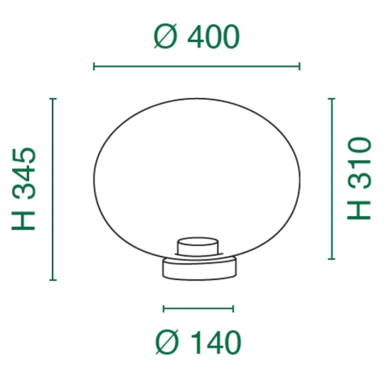Fabas ovalia lampada da tavolo soggiorno led 14w cct 2700k 4000k dimmerabile vetro ametista