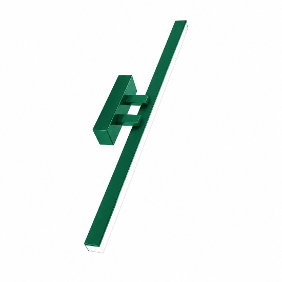 Applique per specchio bagno moderna verde bosco led 18w cct 3000k 4000k