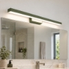 Applique per specchio bagno led 18w cct 3000k 4000k moderna verde oliva 53cm