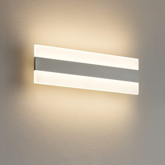 Applique led 25w 4000k moderna rettangolare perenz bend