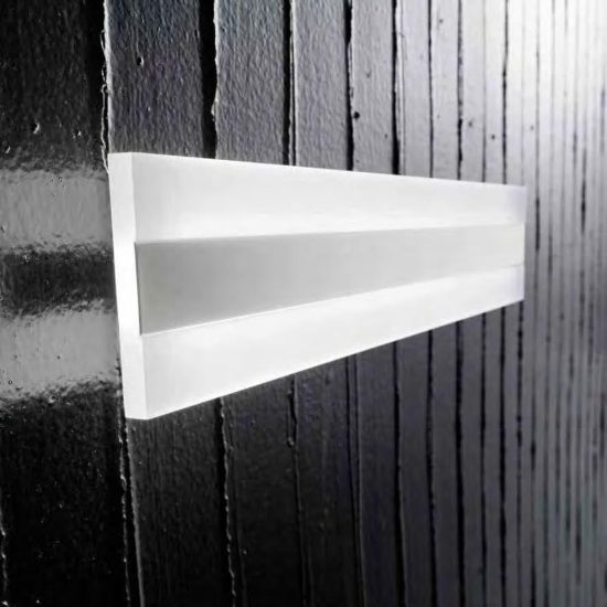 Applique led 25w 4000k moderna rettangolare perenz bend