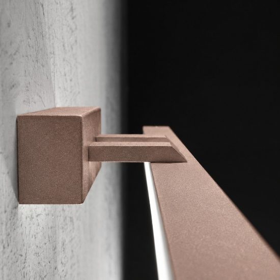 Applique per specchio da bagno moderno led 18w cct 3000k 4000k oro rosato